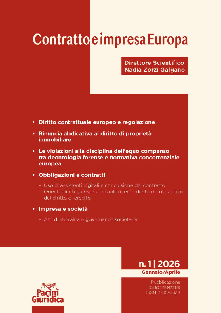 Fascicolo n. 1/2026 sfogliabile